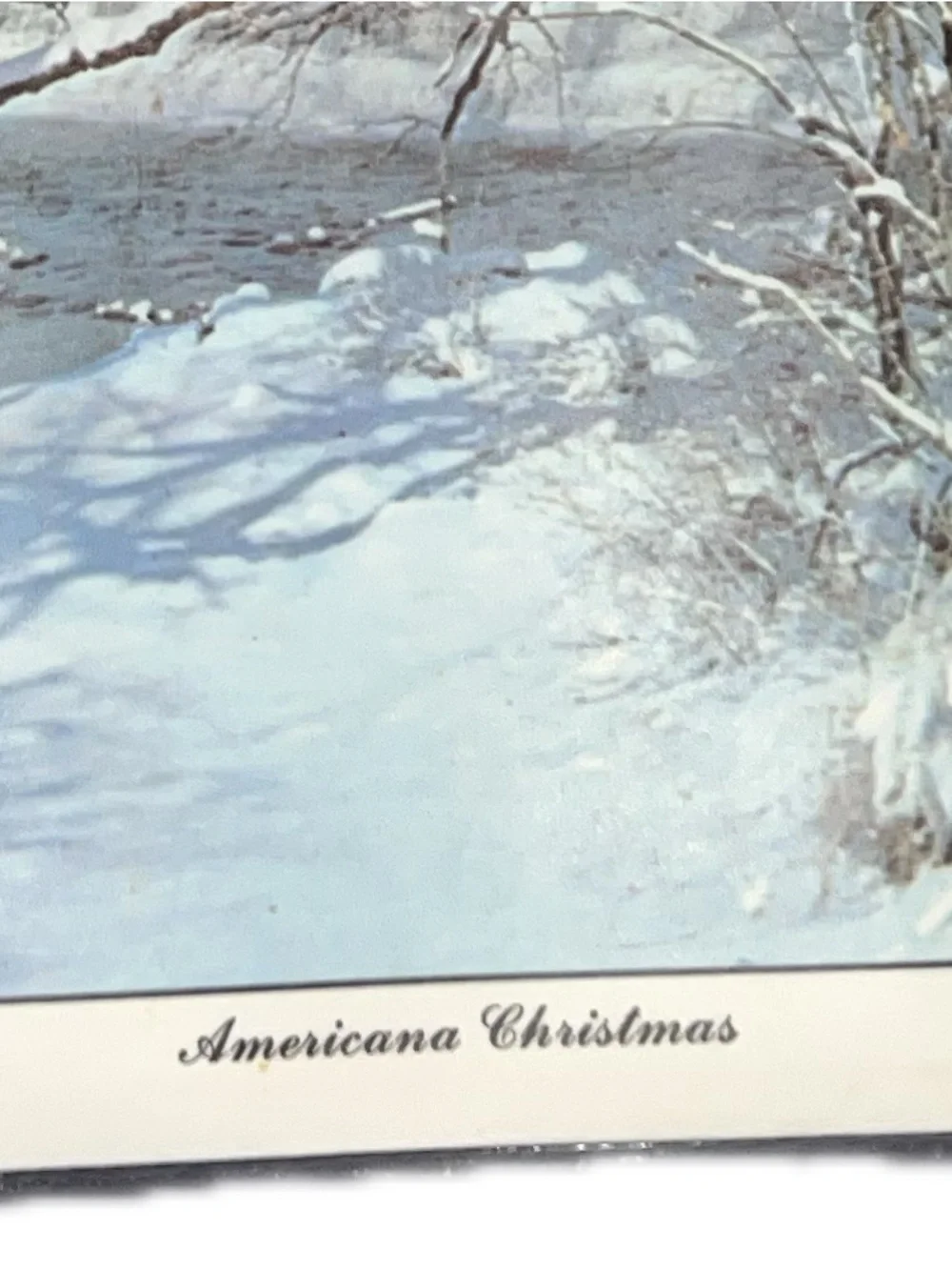🔴VTG Christmas Laminate Reversible PlacematsPoinsettias America Christmas 4 PCs